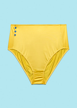 Carnival Jewels High Rise Brief Underwear Lemon Zest High Rise Brief