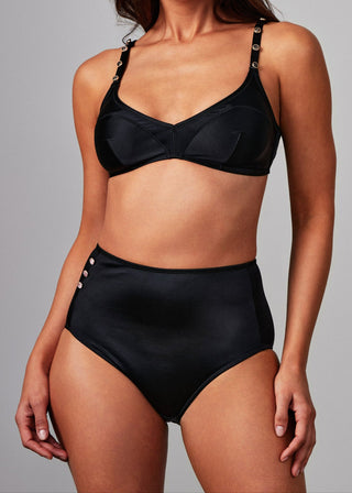 Carnival Jewels High Rise Brief Underwear Black High Rise Brief