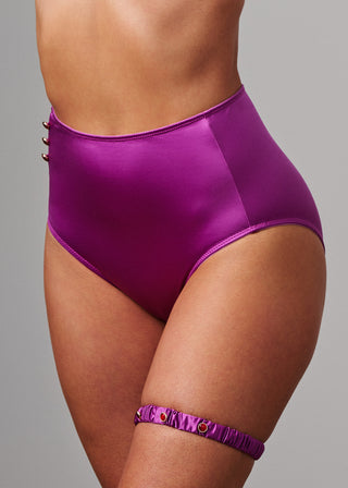 Carnival Jewels High Rise Brief Underwear Spiced Wine