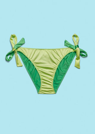 Carnival Jewels Side Tie Bikini Underwear Apple/Lime