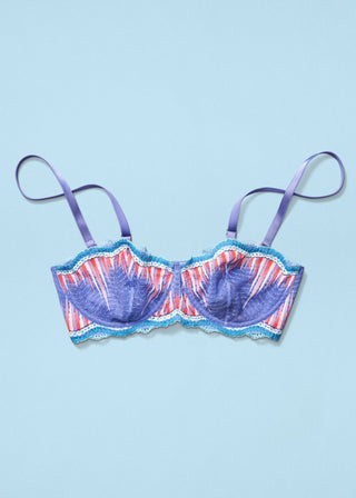 Im Your Favorite Balconette Bra Blue Icicle