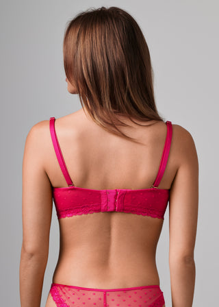 Im Your Favorite Balconette Bra Pink Peacock