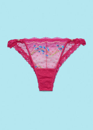 Im Your Favorite Bikini Underwear Pink Peacock