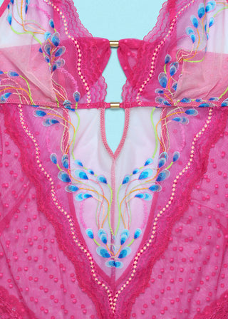 Im Your Favorite Bodysuit Pink Peacock