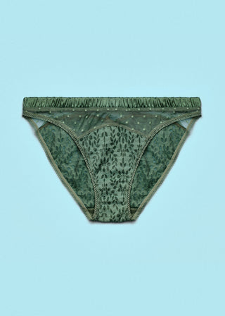 Lacy Dazy Bikini Underwear Jalapeno