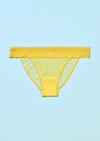 Light Up the World Brazilian Underwear Lemon Zest