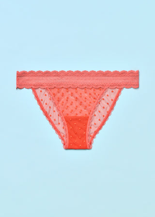 Light Up the World Bikini Underwear Tangerine Tango