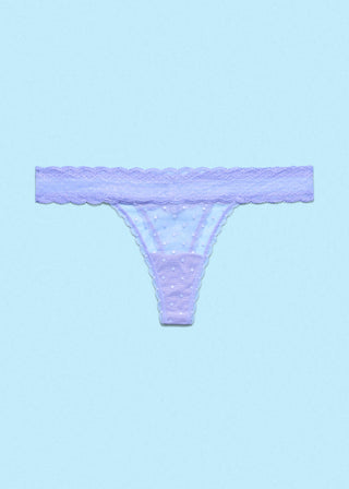 Light Up the World Thong Peri Cotton Candy