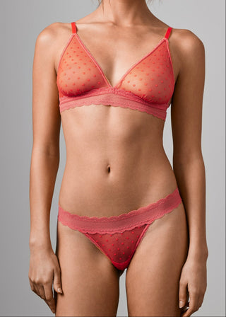Light Up the World Thong Tangerine Tango