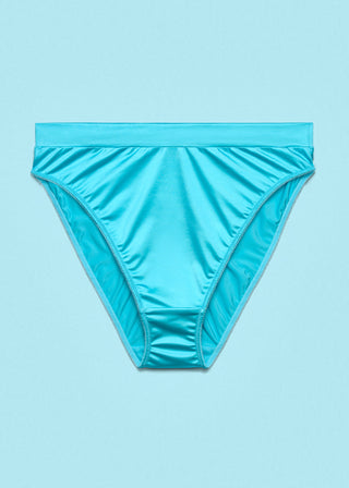 Tart High Rise Brief Underwear Blue Curacao