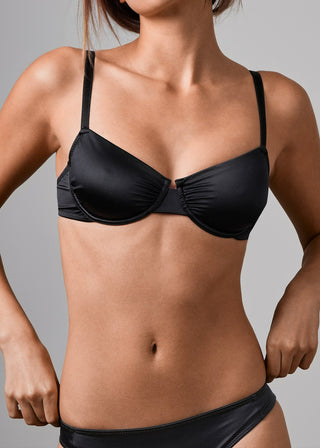 Vintage Spice Balconette Bra Black Pepper