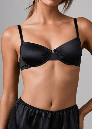 Vintage Spice Balconette Bra Black Pepper