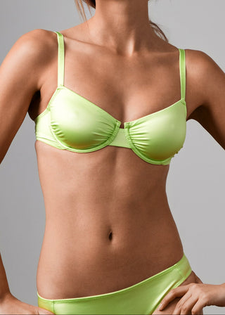 Vintage Spice Balconette Bra Green Apple