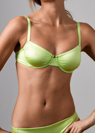 Vintage Spice Balconette Bra Green Apple