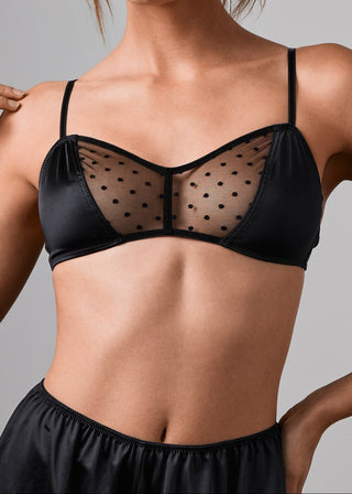 Vintage Spice Sweetheart Bra Black Pepper