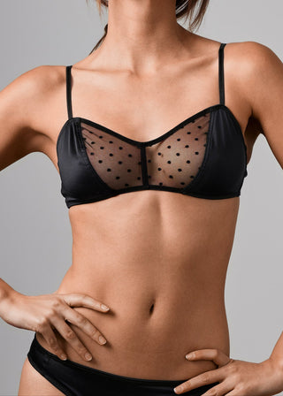 Vintage Spice Sweetheart Bra Black Pepper