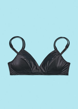 Vintage Spice Triangle Bralette Black Pepper