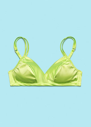 Vintage Spice Triangle Bralette Green Apple