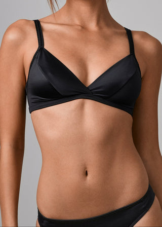 Vintage Spice Triangle Bralette Black Pepper
